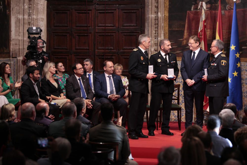 Acto institucional por el 9 d'Octubre en el Palau de la Generalitat