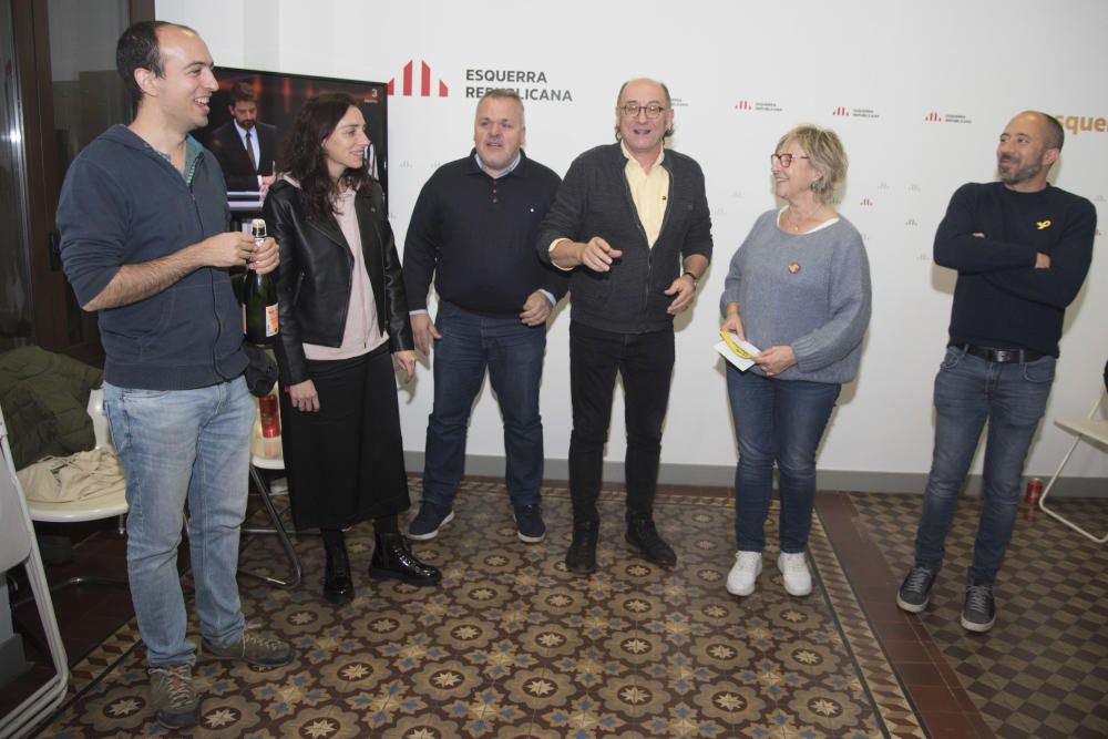 La nit electoral del 10-N a Manresa