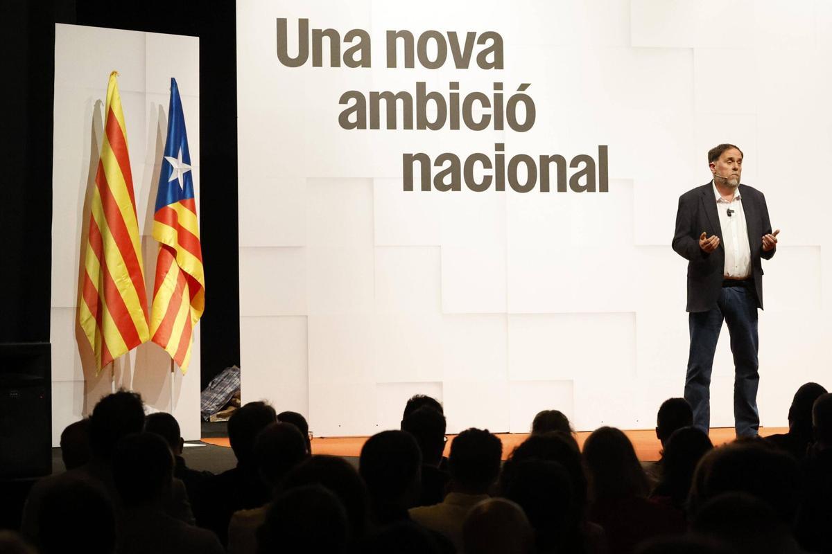 Les imatges de la conferencia d'Oriol Junqueras