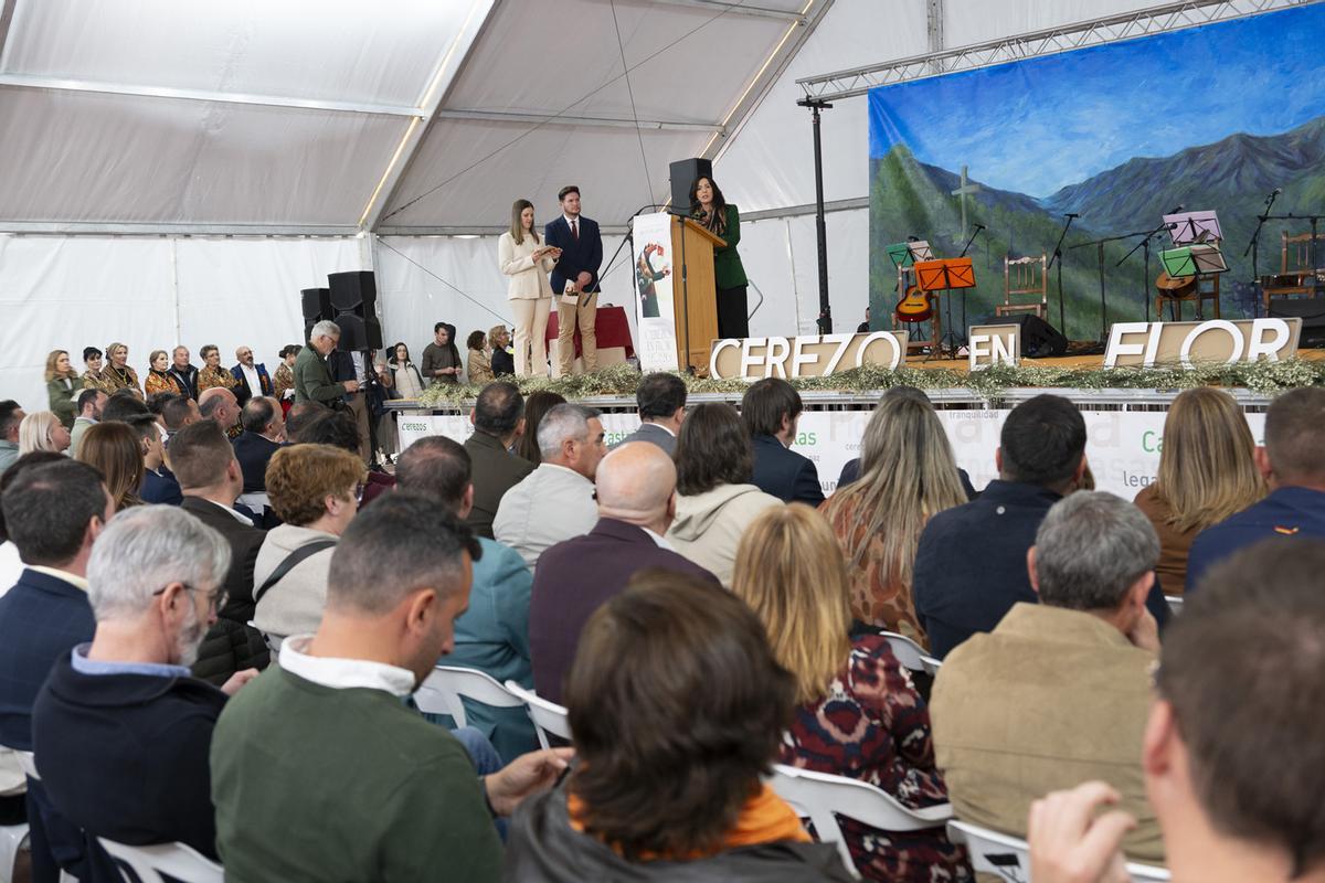 La Fiesta del Cerezo en Flor abre sus puertas en Tornavacas con un homenaje al trabajo y la resistencia del Valle del Jerte