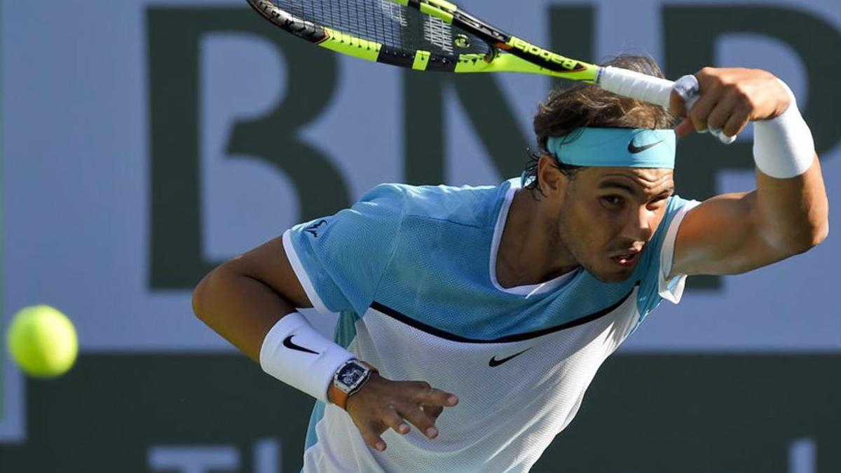 Rafa Nadal, en Indian Wells