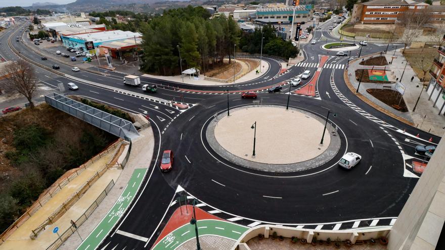 Alcoy inaugura la nueva rotonda de acceso norte de la ciudad