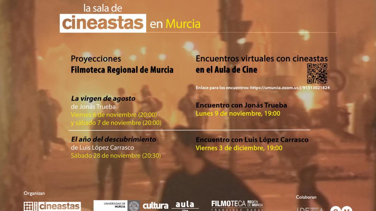 UMU y la Filmoteca inician el ciclo &#039;La sala de cineastas&#039;, que incluye encuentros telemáticos