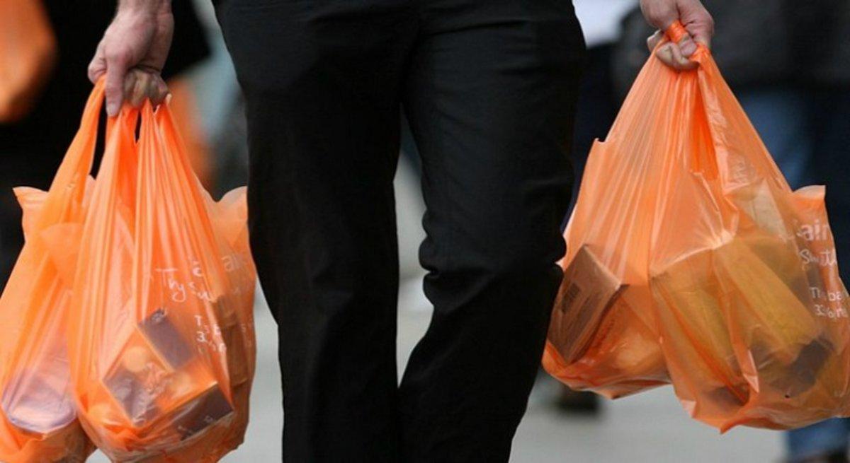 Bolsas de plástico.