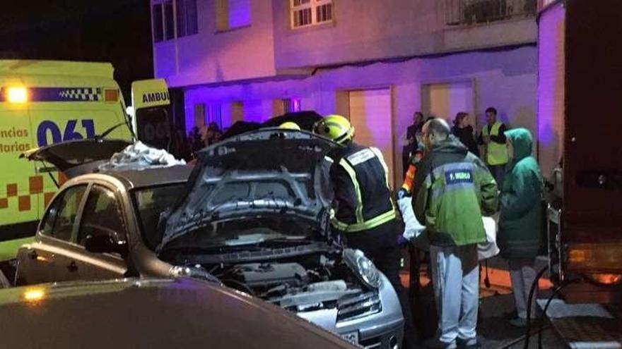 Uno de los últimos accidentes en la Carretera do Conde. // Muñiz