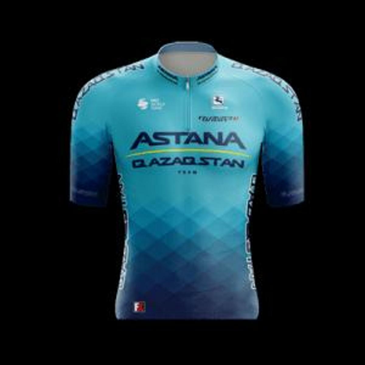 Maillot del Astana Qazaqstan Team.