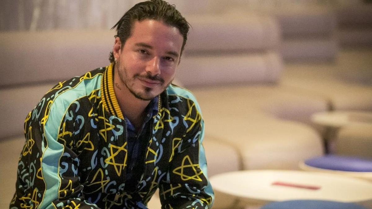 El artista colombiano J Balvin, fotografiado en Barcelona el pasado mes de diciembre.