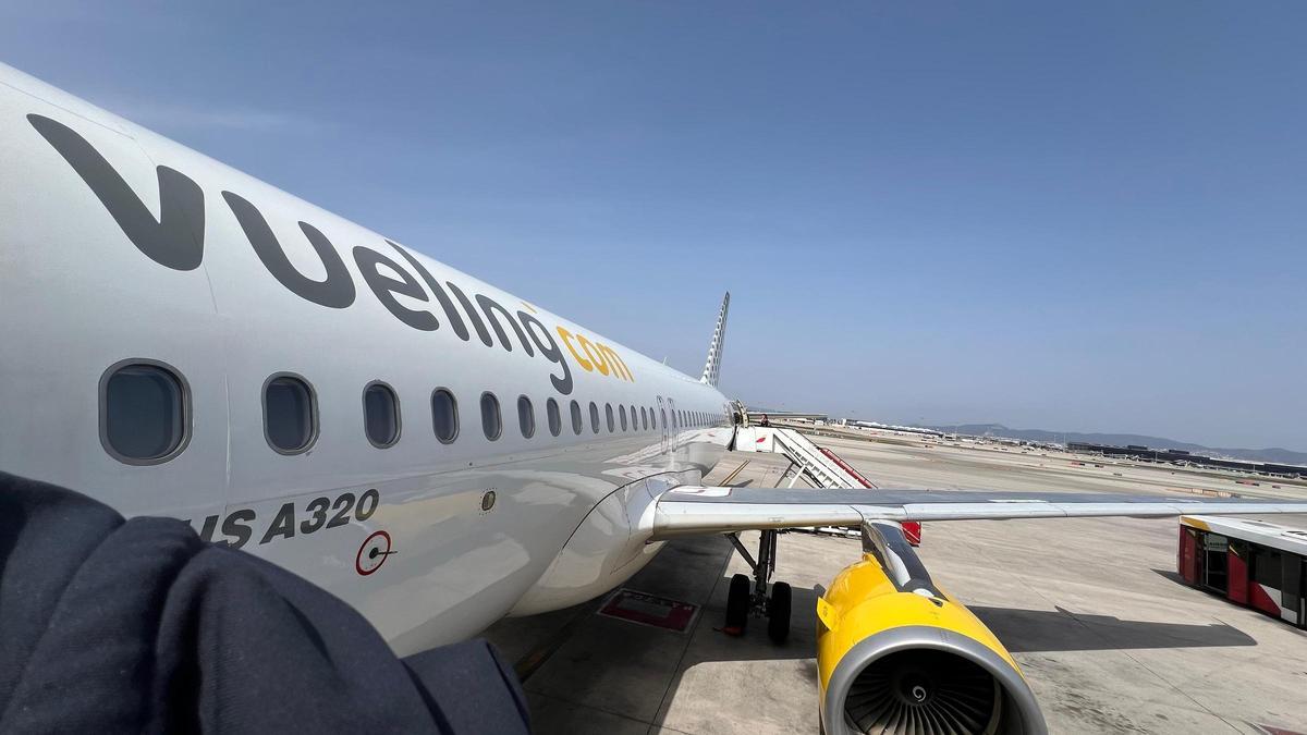 Imagen de archivo de un avión de la compañía Vueling