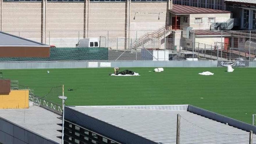 Finalizan las obras del campo Miguel Ángel-Os Remedios. // J.R.