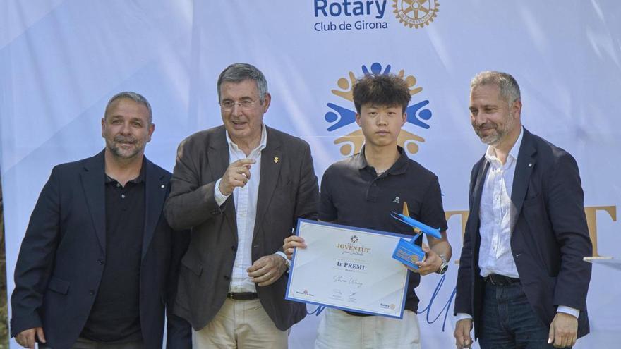 El Rotary Club de Girona reconeix Wang Shun amb els Premis a la Joventut Joan Gallardo