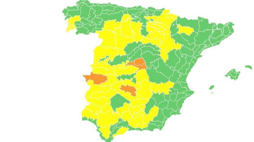 Cáceres se encuentra entre las ciudades de España con más riesgos para la salud por las altas temperaturas