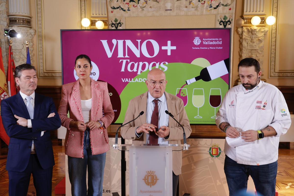 Presentación en el Ayuntamiento de Valladolid del evento.