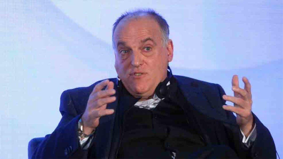 Javier Tebas criticó el proyecto de Florentino Pérez