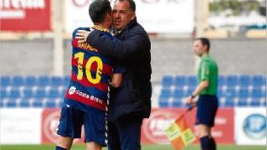 Natalio va ser el gran protagonista de l&#039;última victòria del Llagostera, fa quinze dies contra l&#039;Alcorcón (4-0).