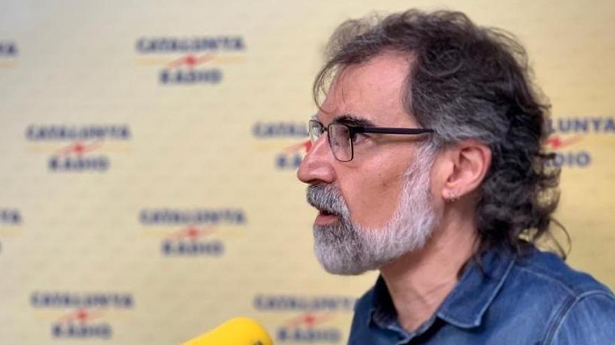 Jordi Cuixart durant l&#039;entrevista |