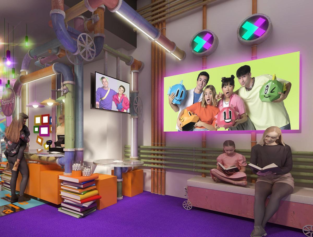 El centro será una experiencia inmersiva dirigida a niños de entre dos y doce años, donde las familias catalanas podrán interactuar con personajes del canal infantil.