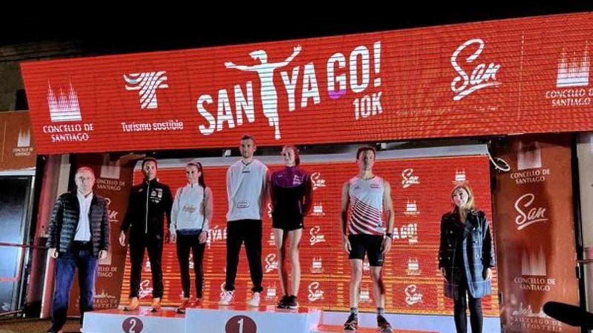 Los vencedores de la  SantYago10K 2023