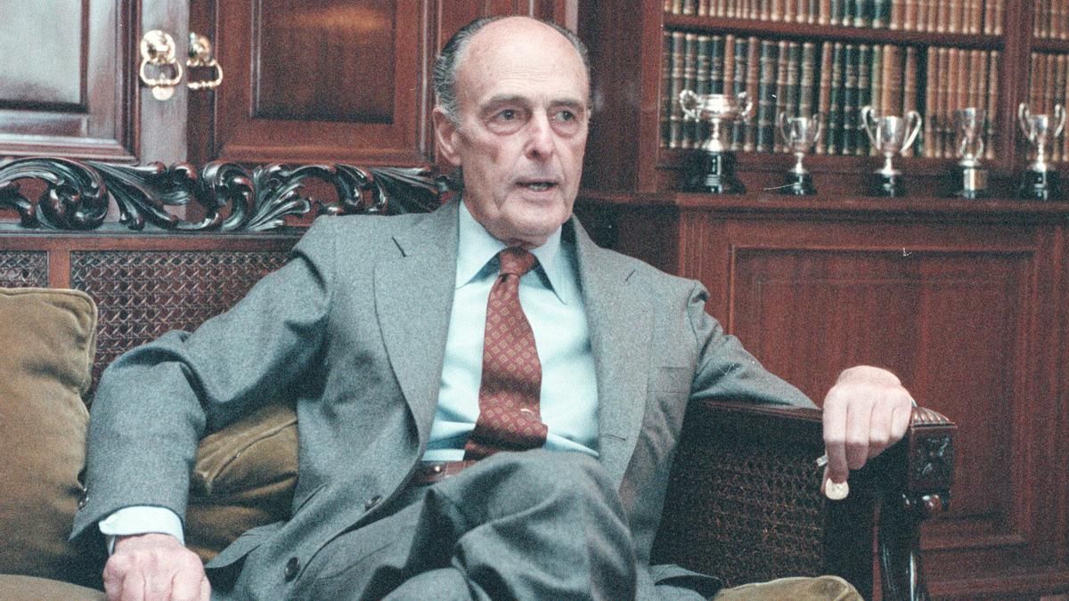 Imagen de archivo. Barcelona, marzo de 1993. José Felipe Bertran de Caralt.