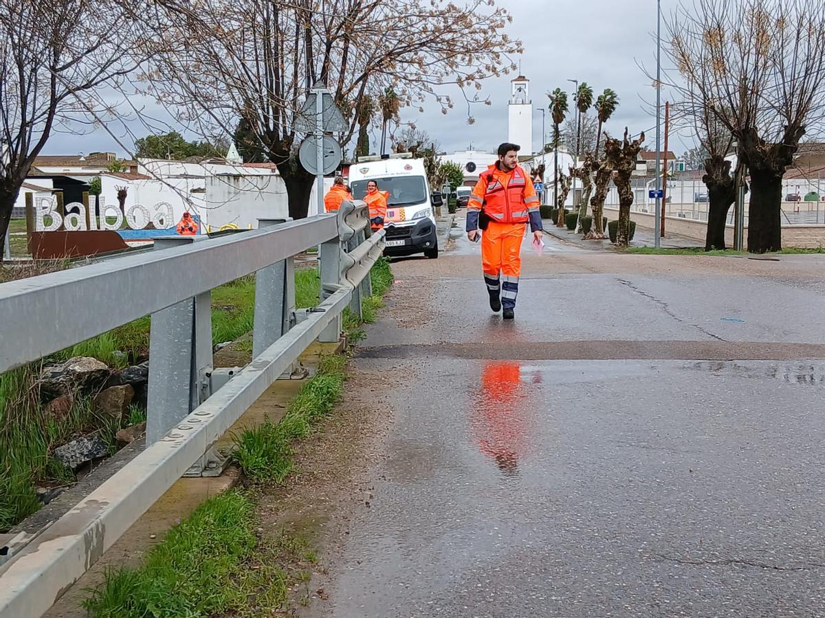 La pedanía de Balboa, hoy en preaviso de evacuación por inundaciones.