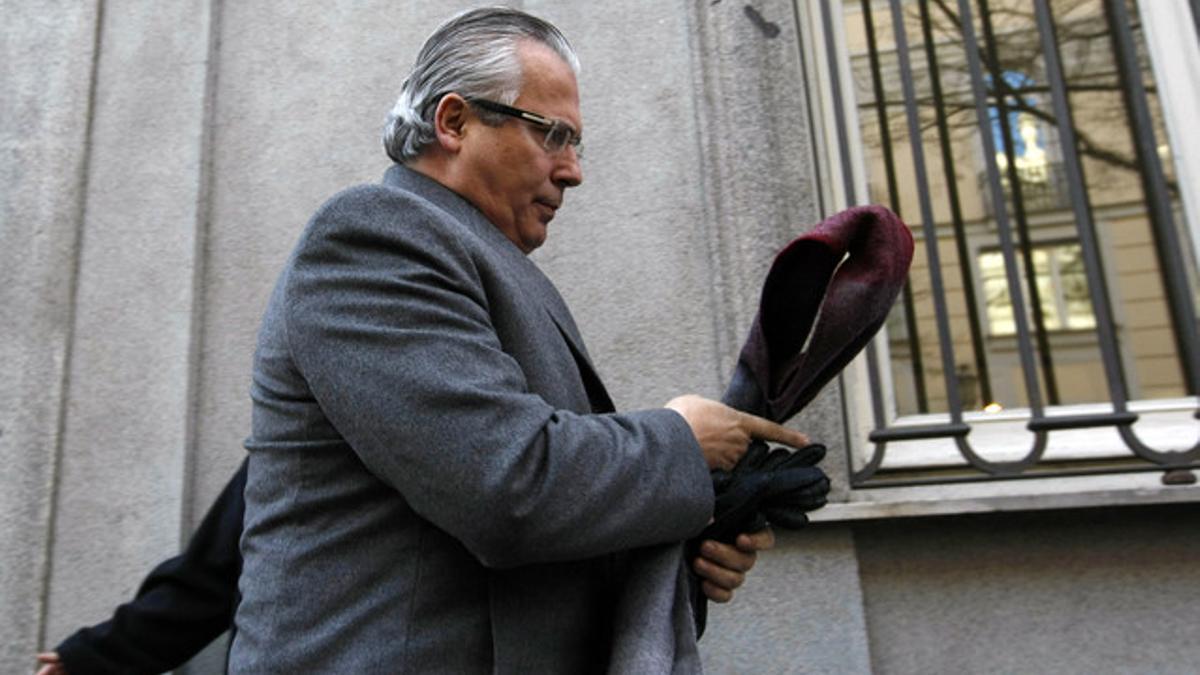 El juez Garzón, a su llegada al Supremo, el pasado día 8.