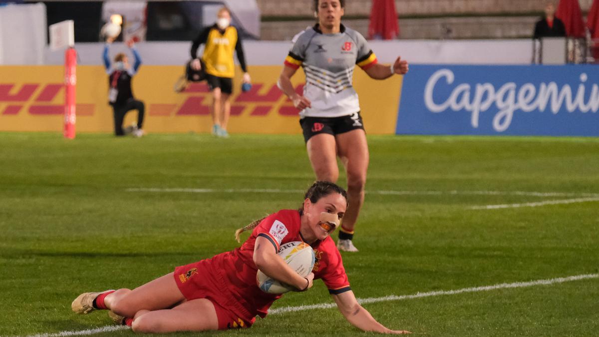 Las imágenes de las Series Mundiales HSBC de rugby 7 en Málaga