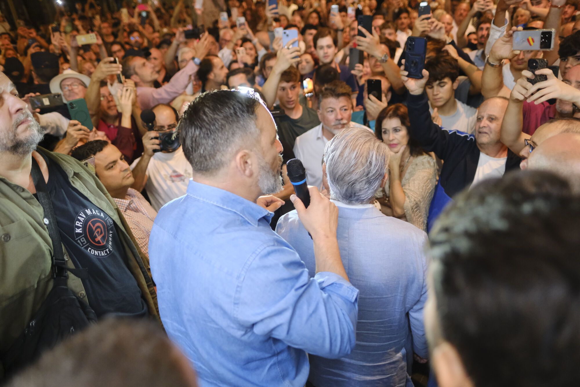 Acto de Santiago Abascal en el Círculo Mercantil