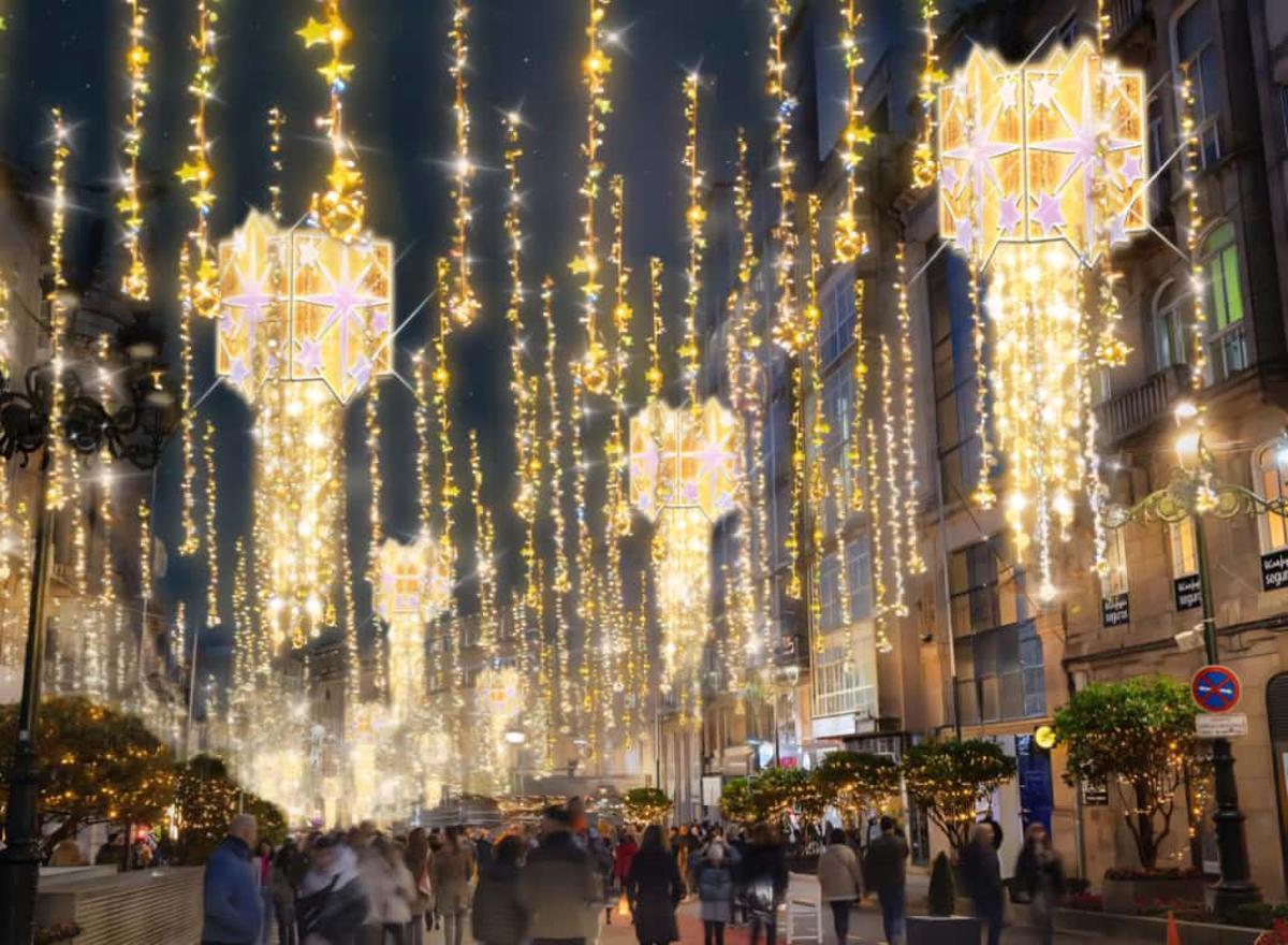 Policarpo Sanz de decorará con una lluvia de luces.