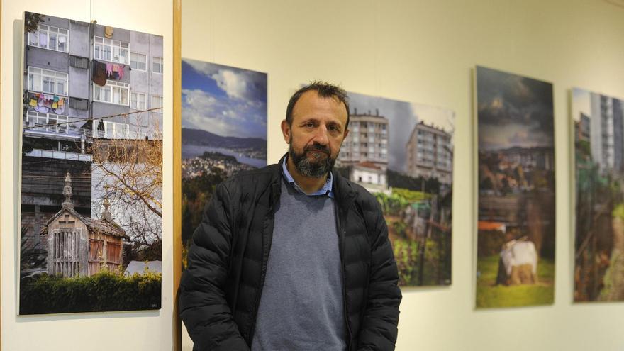 José Gorís, onte, no Centro Cultural Vista Alegre da Bandeira