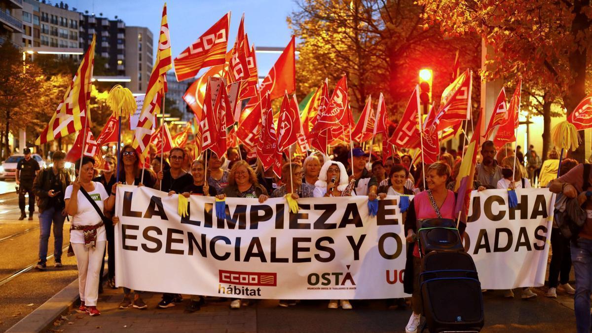 Imagen de una de las manifestaciones celebradas recientemente.