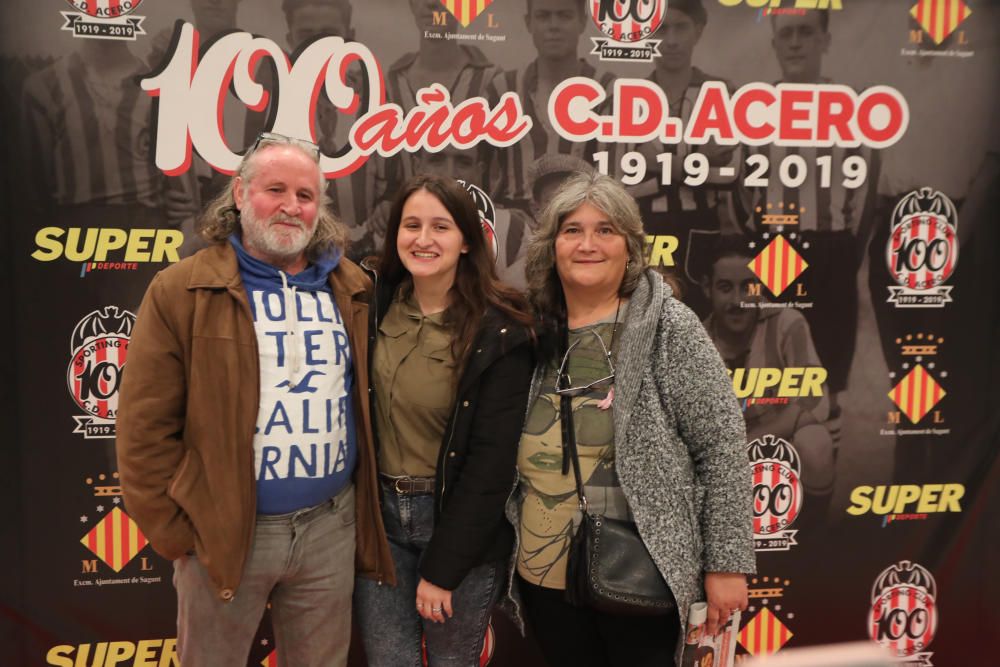 Superdeporte, en el acto del centenario del Acero