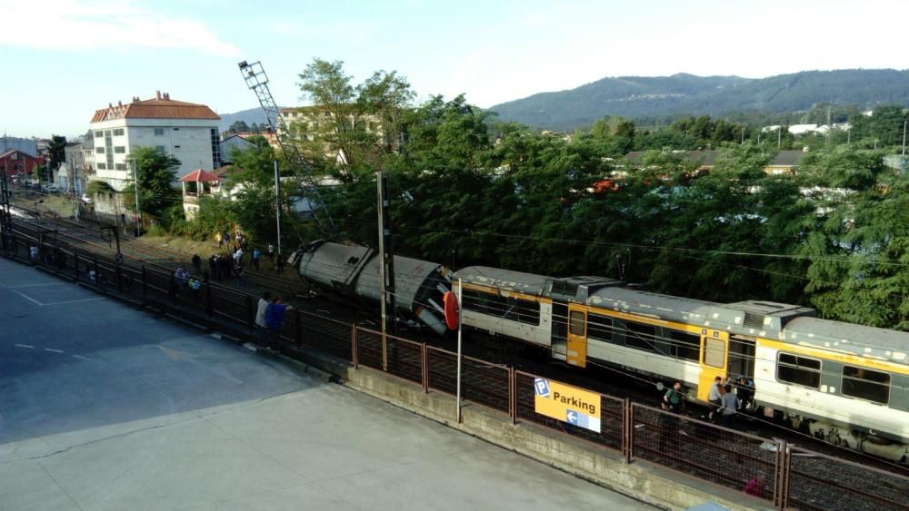 Accidente de tren en O Porriño