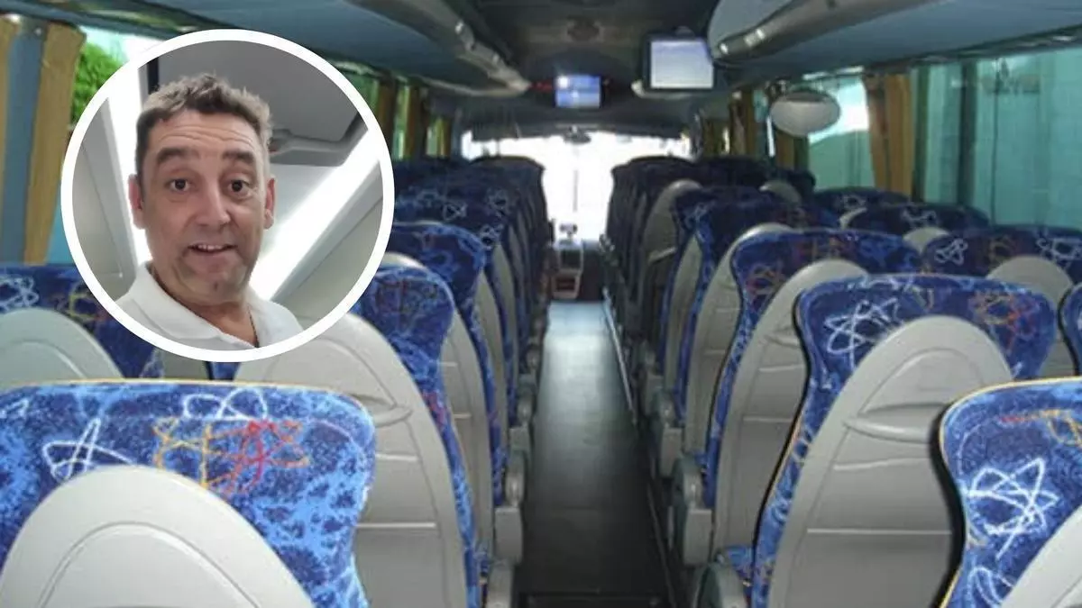 Pedro, 52 años, conductor de autobuses: "¿Quién decidió que el asiento del autobús debía parecer un fondo de pantalla de los años ochenta?"