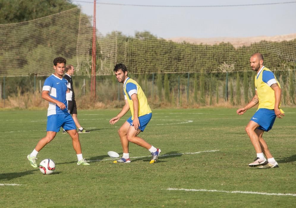 Primer entrenamiento del Hércules