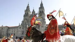 Un encontro "salvaxe" para todos os públicos: Compostela recibe os Entroidos de toda Galicia