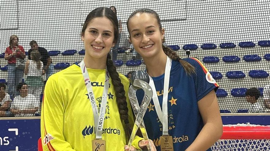 Dues jugadores de l'Hoquei Club Salt brillen amb la selecció espanyola sub-17 a Europa
