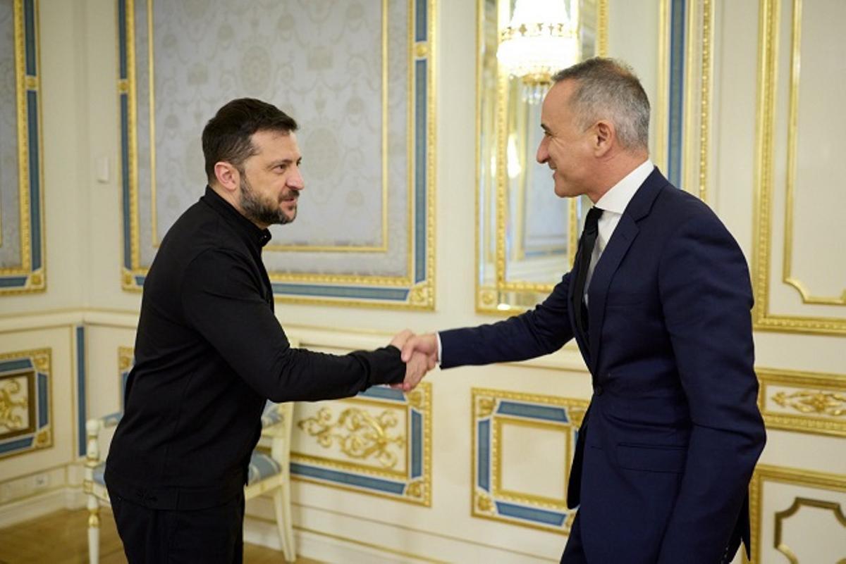 Zelensky con el senador mallorquín.