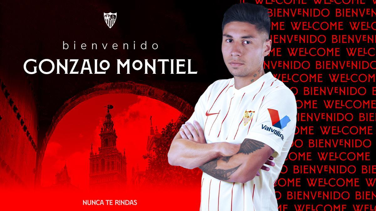 Gonzalo Montiel, nuevo jugador del Sevilla FC