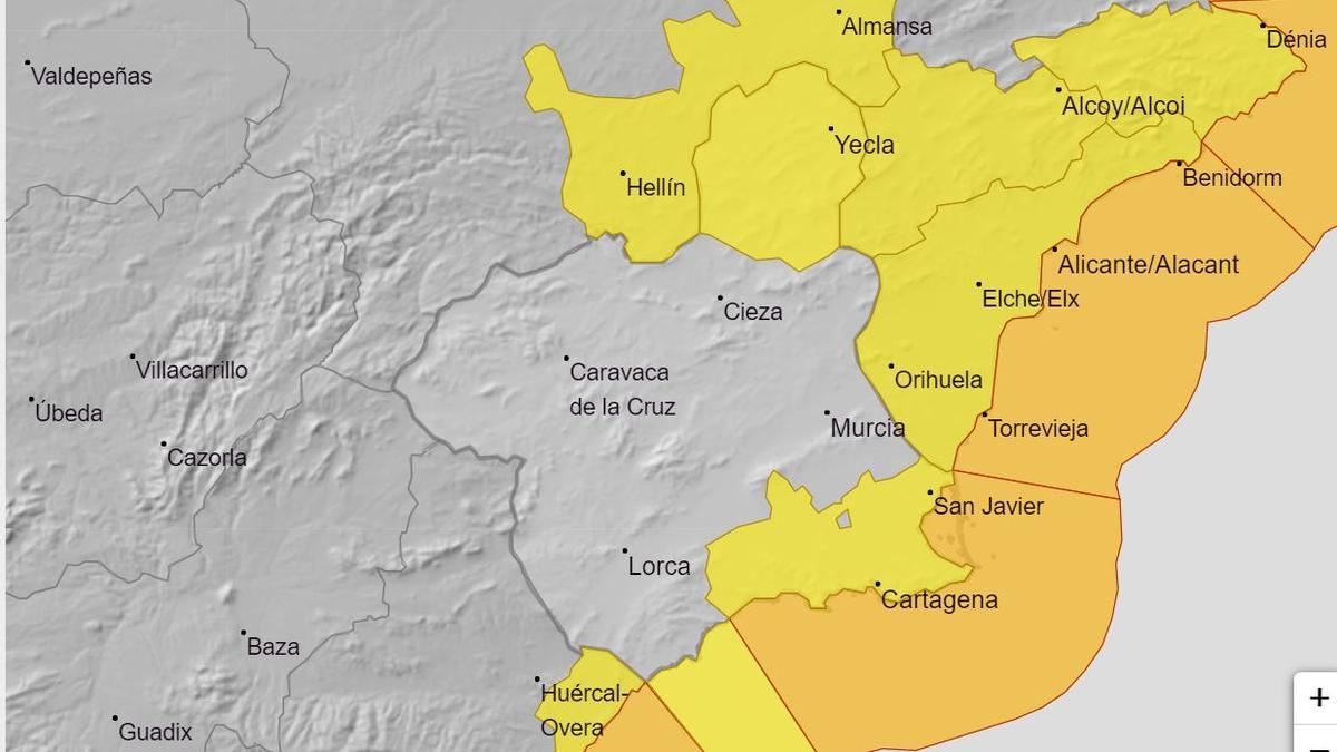 Se esperan olas de entre cuatro y cinco metros en varios puntos costeros de la Región.