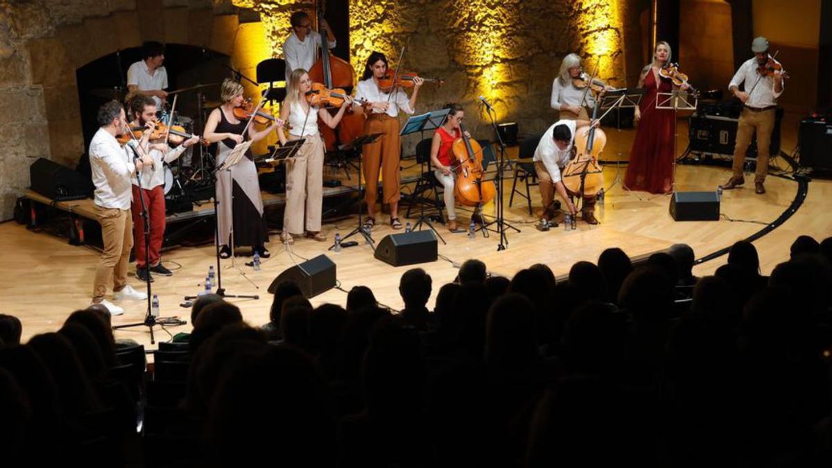 Un momento del concierto de ayer en el Auditorio. | Miki López