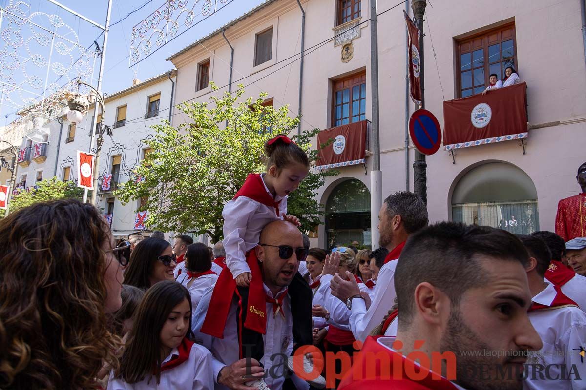 Recorrido Caballos del Vino día dos de mayo en Caravaca