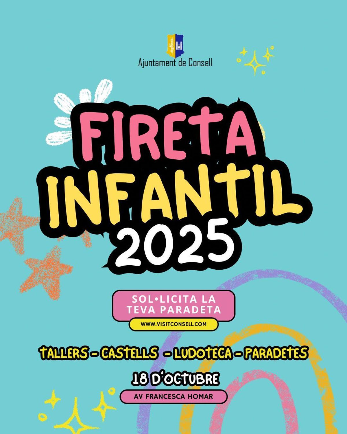 Cartel Fireta Infantil 2025.