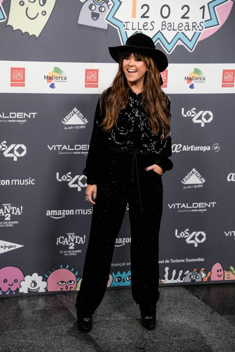 Vanesa Martín en la alfombra roja de Los40 Music Awards