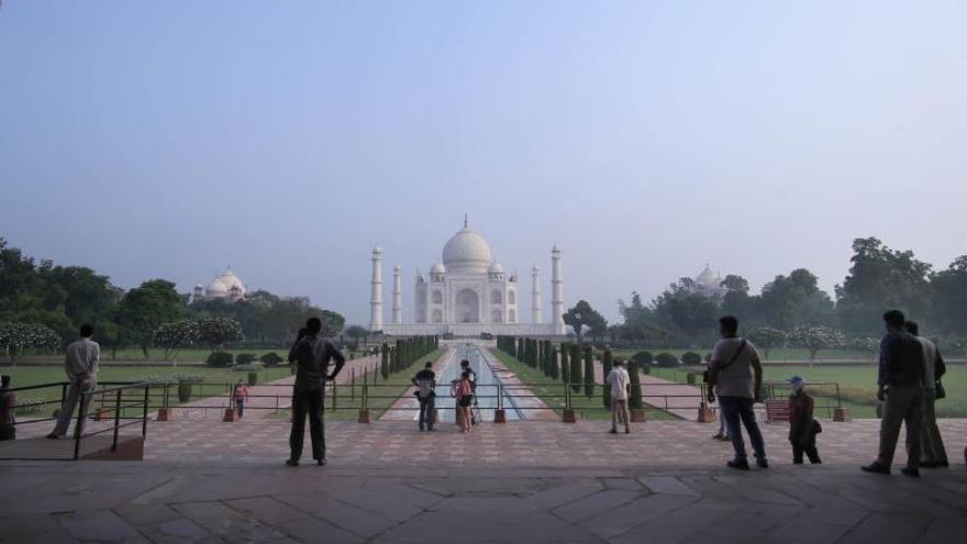 El palacio de Agrabah está inspirado en el Taj Mahal.