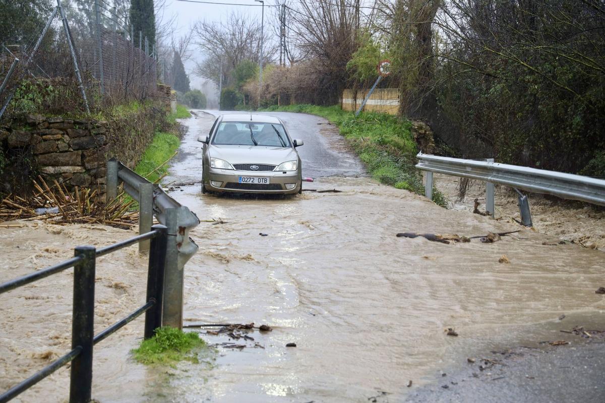 Borrasca Leonardo a su paso por Ronda