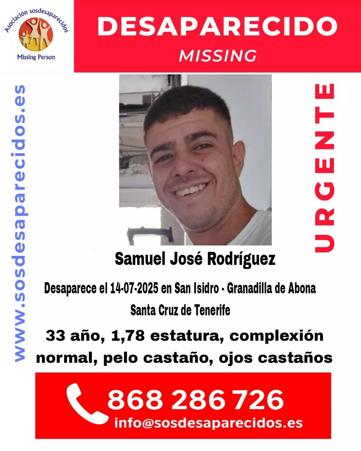 Se busca a un hombre de 33 años en Tenerife