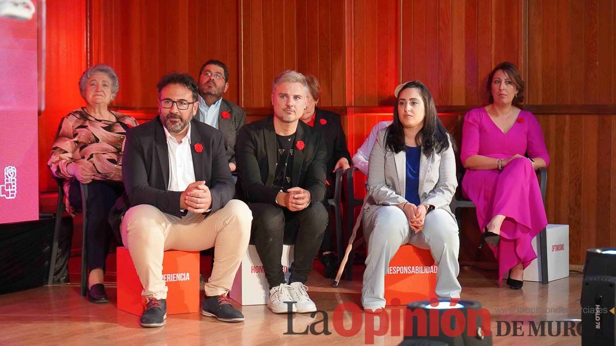 Elecciones 28M: Presentación de la lista del PSOE en Moratalla