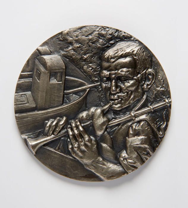 Algunas de las medallas donadas por Manuel Arregui.