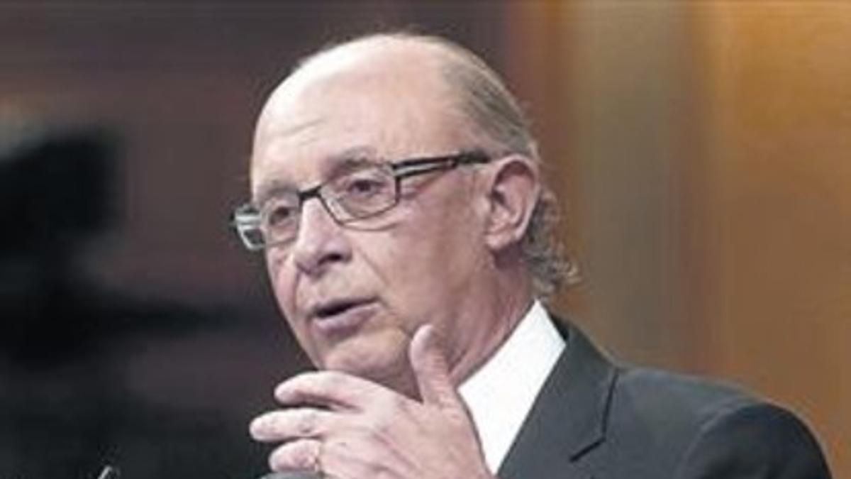 Montoro en el debate de Presupeustos en octubre pasado.