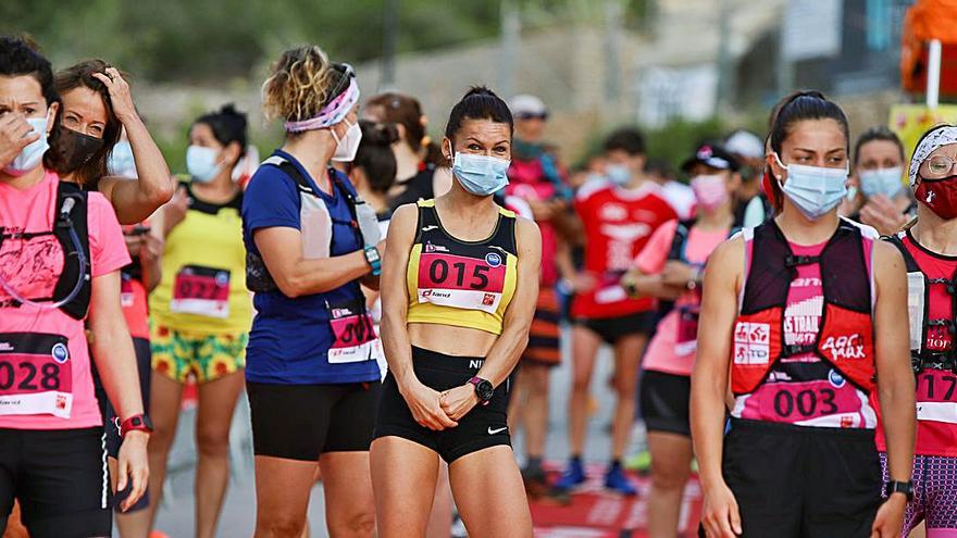 Grupo de corredoras femeninas. 