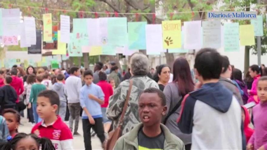 Fiesta de Sant Jordi en las escuelas de Son Gotleu